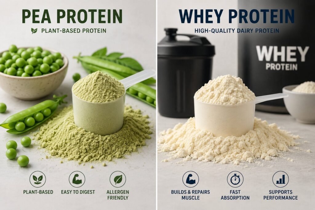 pea protein vs whey protein 