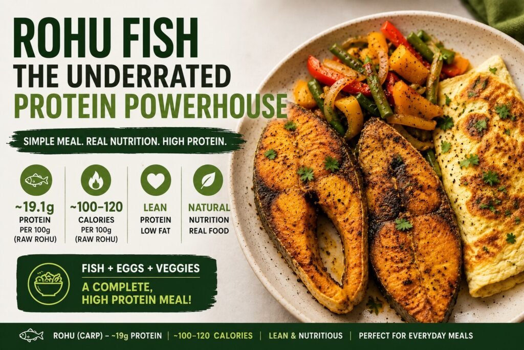 How to cook Rohu fish for lean protein
