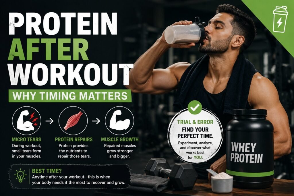 Why to have protein after workout