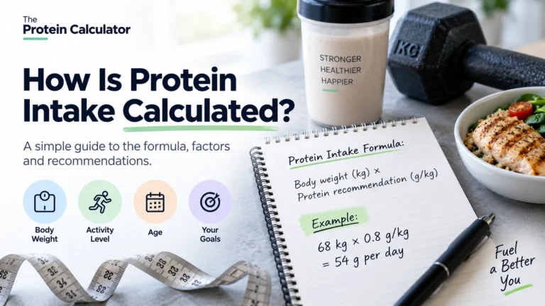 How to calculate protein intake